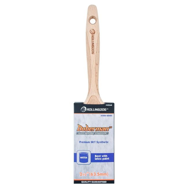 Doberman 2.5" Paint Brush With Beechwood Handle